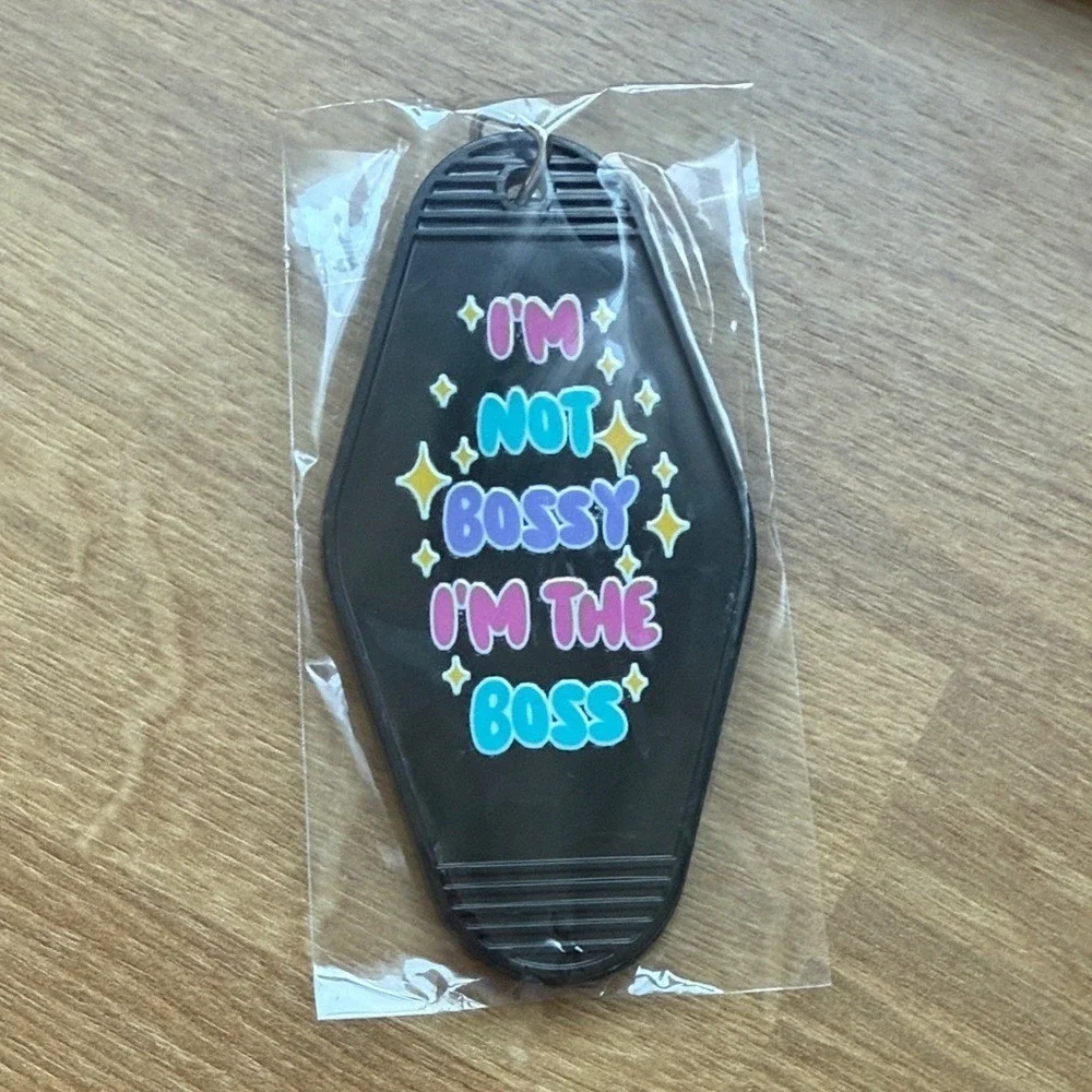 Retro Motel Style Keychain‎ Lot Sassy Phrases Y2K Aesthetic Key Tags NEW